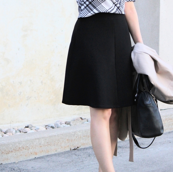 H&M black Midi skirt - Picture 2 of 4